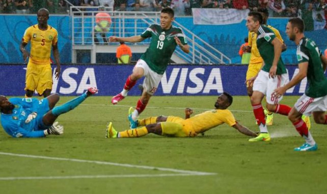 Oribe Peralta ha marcado el gol del triunfo mexicano