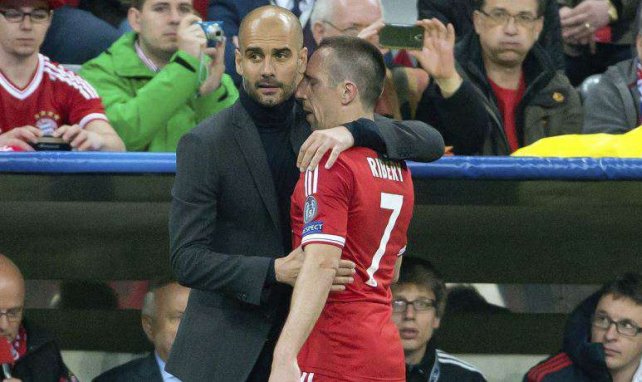 Pep Guardiola echa de menos a Ribery