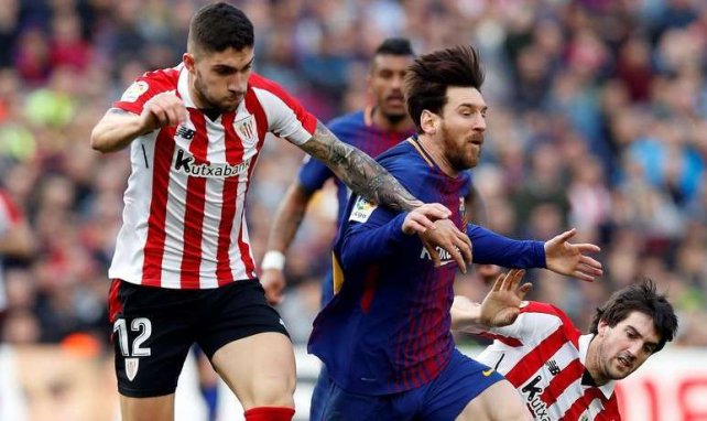 Unai Núñez ya sabe lo que es medirse a jugadores como Leo Messi