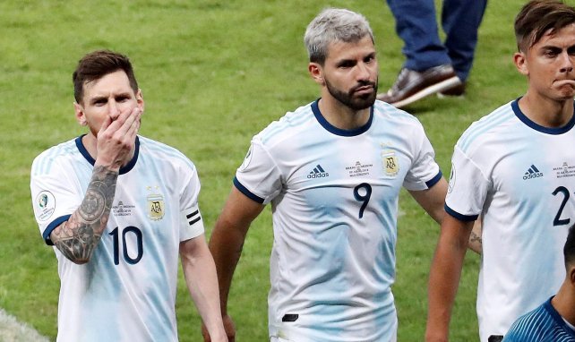 Leo Messi, Sergio Agüero y Paulo Dybala con Argentina