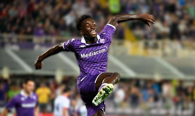 Michael Kayode con la Fiorentina