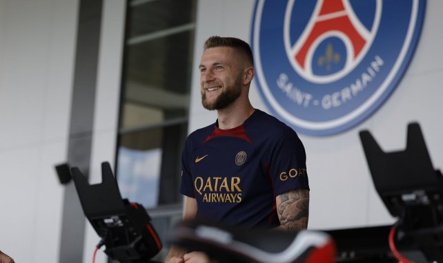 Milan Skriniar con el PSG