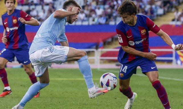 Óscar Mingueza, con el Celta