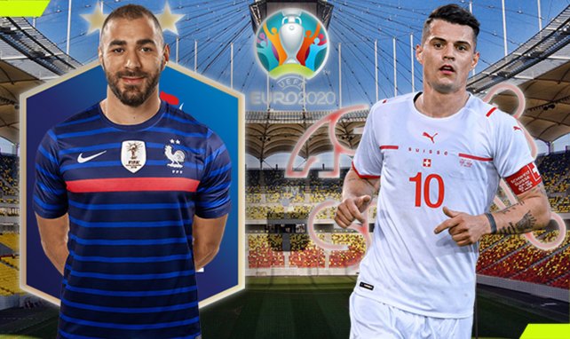 Francia y Suiza se citan por un puesto en los cuartos de final de la Eurocopa