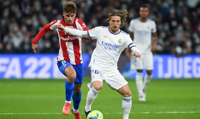 Luka Modric contra Antoine Griezmann