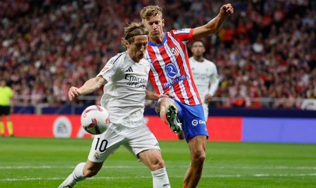 Luka Modric ante Marcos Llorente