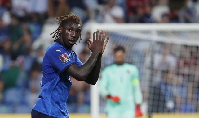 Moise Kean con Italia