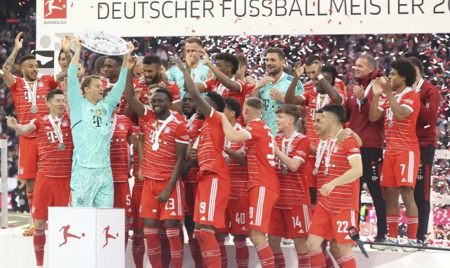 La alegría del Bayern Múnich con un nuevo título de la Bundesliga