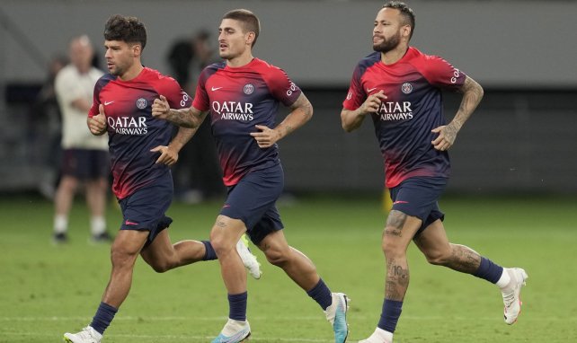 Neymar, Verratti y Bernat se ejercitan con el PSG