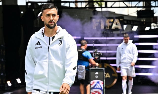 Nico González con la Juventus de Turín