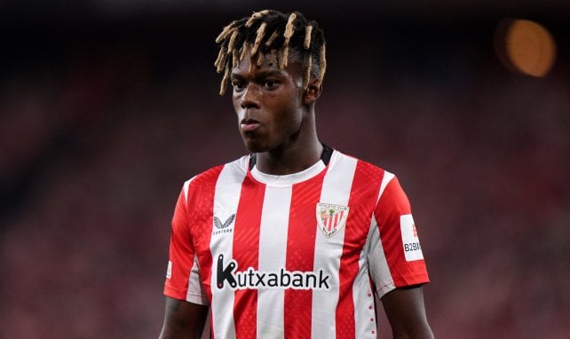 Nico Williams con el Athletic Club.