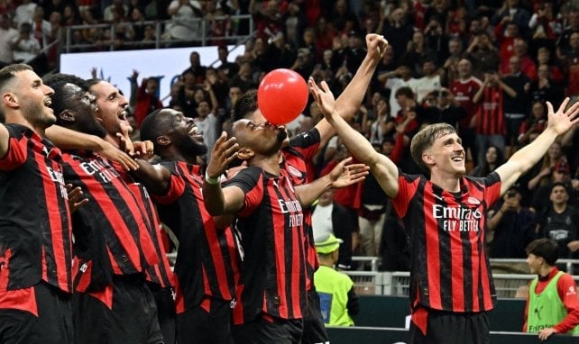 Christopher Nkunku con el AC Milan