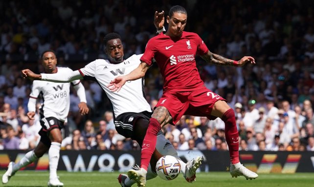 Darwin Núñez con el Liverpool