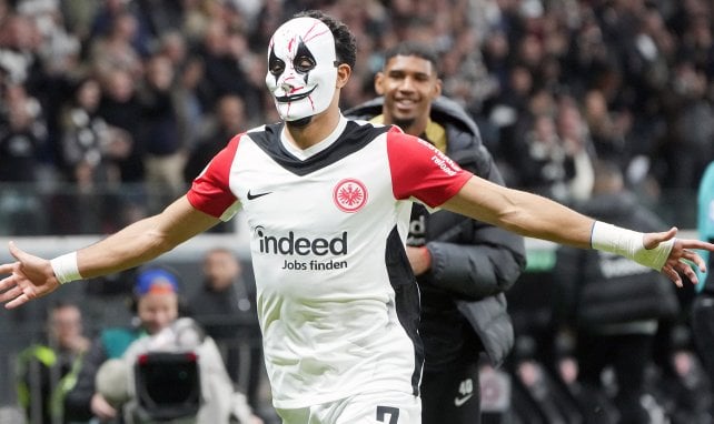 Omar Marmoush con el Eintracht