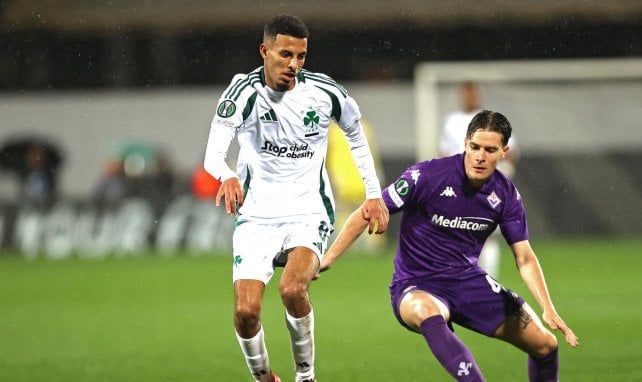 Azzedine Ounahi con el Panathinaikos.