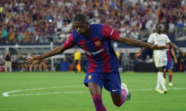 Ousmane Dembélé con el FC Barcelona