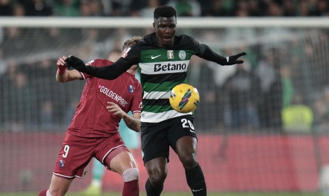 Ousmane Diomandé con el Sporting