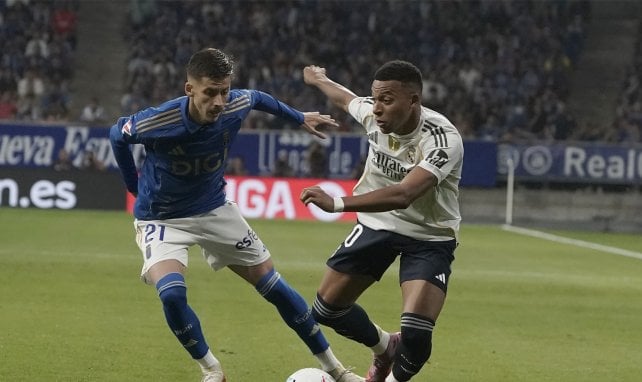 Kylian Mbappé con el Real Madrid