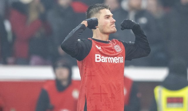 Patrik Schick celebra un gol