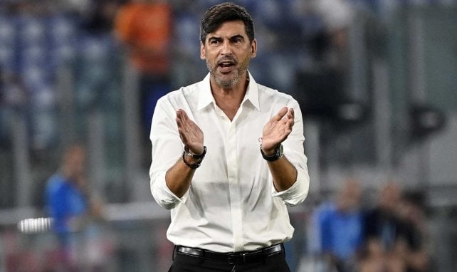 Paulo Fonseca con el AC Milan