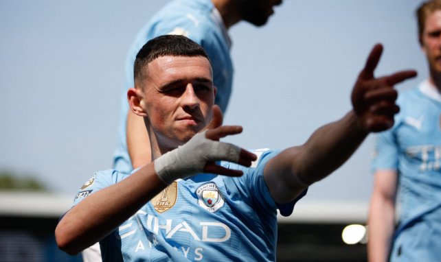 Phil Foden con el Manchester City