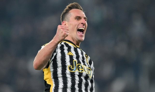 Arkadiusz Milik con la Juventus de Turín