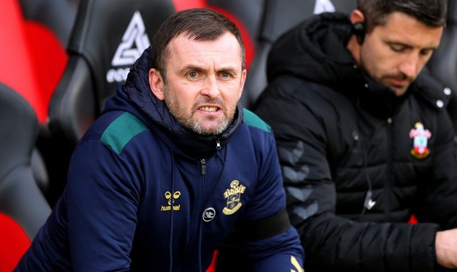 Nathan Jones con el Southampton