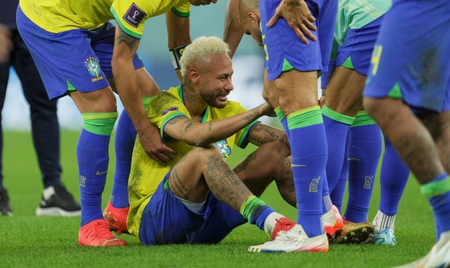 Neymar entre lágrimas tras perder ante Croacia