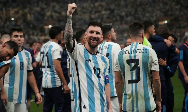 Lionel Messi con Argentina