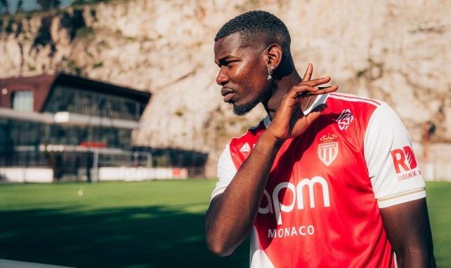 Paul Pogba con el Mónaco