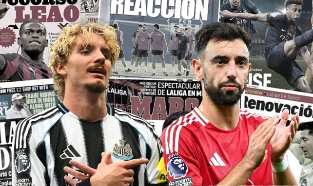 Nick Woltemade con el Newcastle United