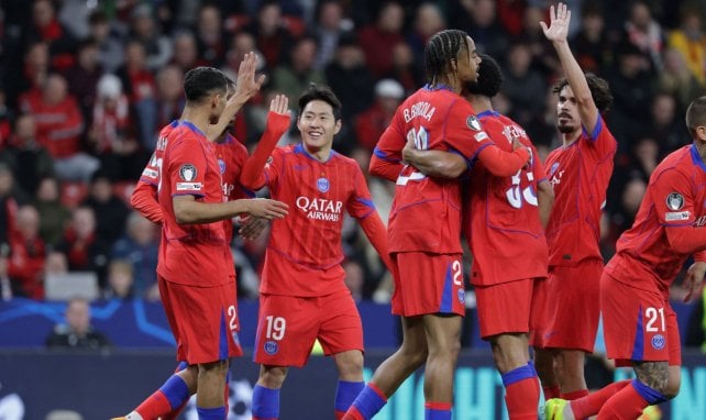 El PSG celebra un gol