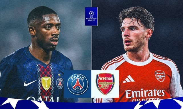 ¡Confirmados los onces de Paris Saint-Germain y Arsenal!