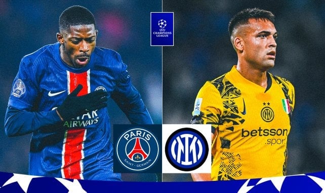 Ousmane Dembélé y Lautaro Martínez