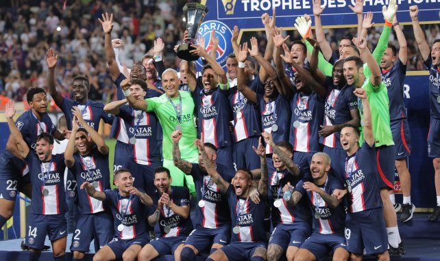 El PSG celebra la Supercopa de Francia
