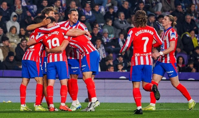 Celebración del Atlético de Madrid