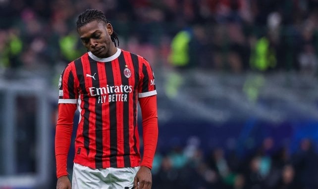 Rafael Leao con el AC Milan