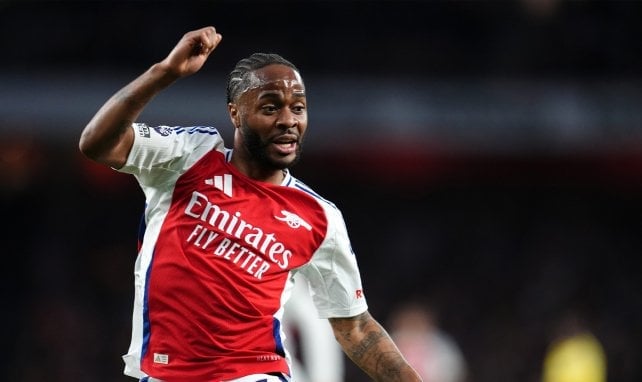 Raheem Sterling, en acción