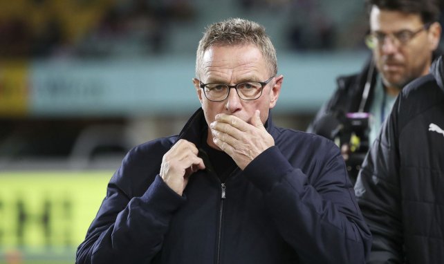 Ralf Rangnick en un partido.