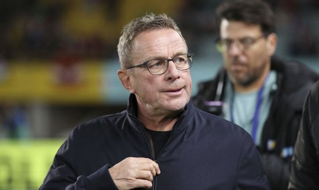 Ralf Rangnick con Austria