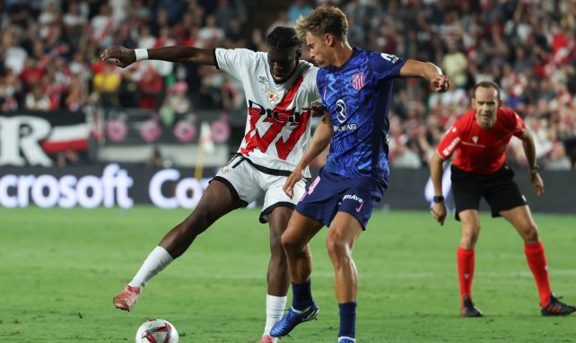 Randy Nteka con el Rayo Vallecano