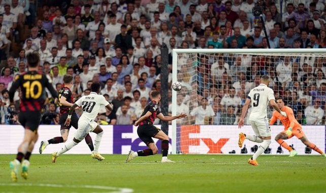 Vinicius anotó el 1-0 ante el Manchester City