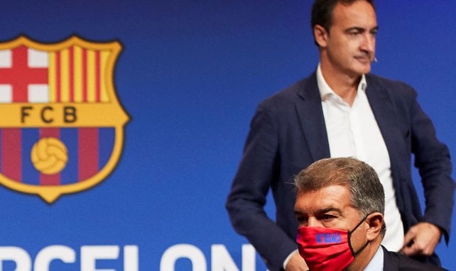 Ferran Reverter y Joan Laporta