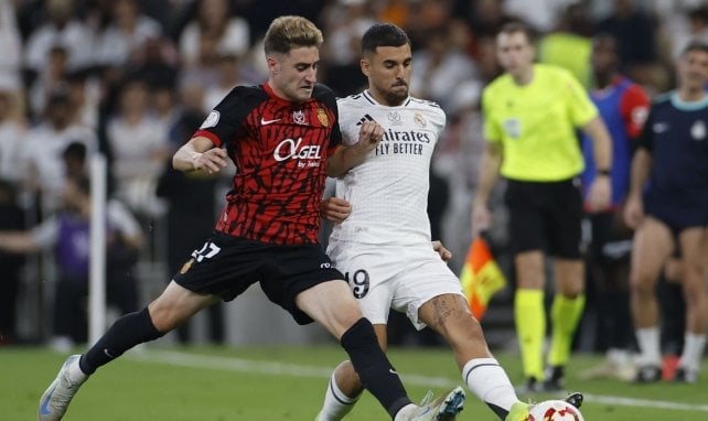 Robert Navarro con el Real Mallorca