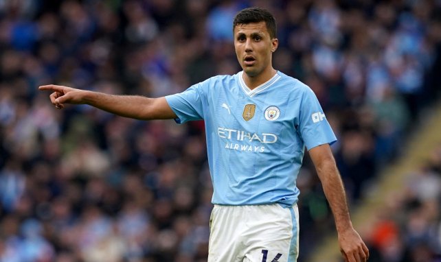 Rodri con el Manchester City