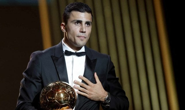 Rodri con el Balón de Oro