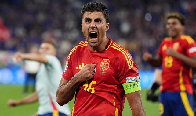 Rodri con la selección española