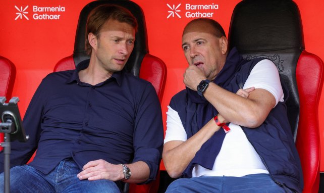 Dirigentes del Bayer Leverkusen