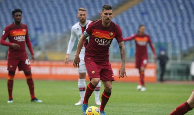Lorenzo Pellegrini, en acción con la AS Roma