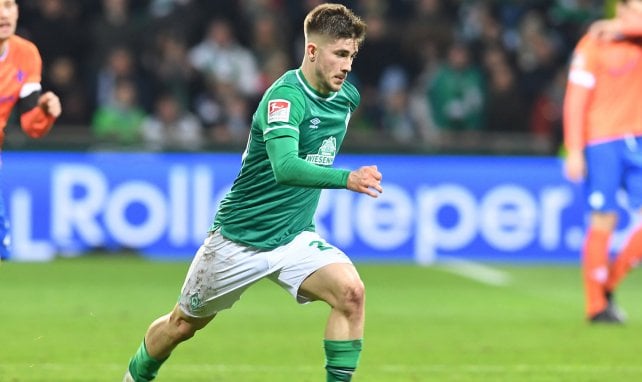 Romano Schmid con el Werder Bremen